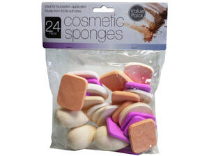 Bulk SC690 24 Assorted Cosmetic Sponges