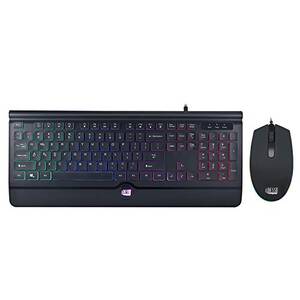Adesso AKB-137CB Multicolor Lit Keyboard Wmouse