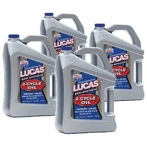 Lucasoil 10115LUCAS (4 Pack) Lucas Oil Semi-synthetic 2-cycle Oil 1 Ga