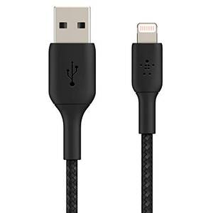 Belkin CAA002BT2MBK Braided Lightning To Usba Cable,2m Blk