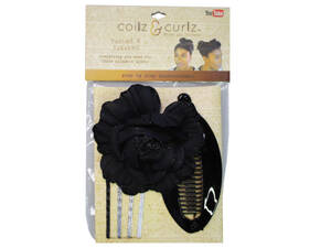 Bulk CA632 Coilz And Curls Tucked And Twisted Accessory Set