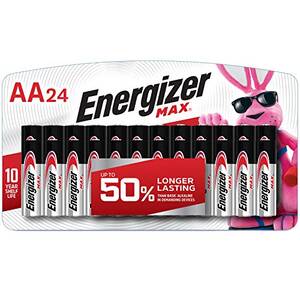 Energizer E91BP-24 Max Alkaline Aa Batteries, 24 Pack - For Multipurpo