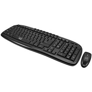 Adesso WKB-1330CB Keyboard Wkb-1330cb 2.4ghz Wireless Keyboard  Mouse 