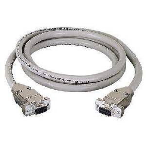 Black EDN12H-0010-MM Db9 Extension Cable With Emirfi Hoods,