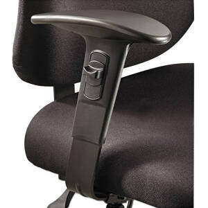 Safco SAF 3399BL Safco Task Chair Adjustable T-pad Arm Kit - Black - 2