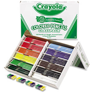 Crayola CYO 688462 462-piece Class Pack Colored Pencils - 3.3 Mm Lead 