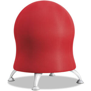 Safco SAF 4750BL Safco Zenergy Ball Chair - Polyester Seat - Four-legg