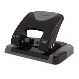 Acco SWI 74135 Swingline Smarttouch Low-force 2-hole Punch - 2 Punch H