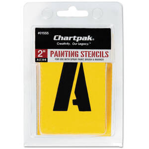Chartpak/pickett CHA 01560 Chartpak Painting Lettersnumbers Stencils -