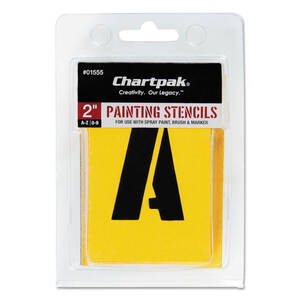 Chartpak/pickett CHA 01565 Chartpak Painting Lettersnumbers Stencils -