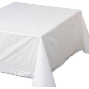 Hoffmaster 210101 Tablecover,82pprpoly,wh