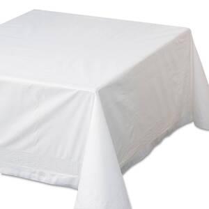 Hoffmaster 210066 Tablecover,72x72,tis,25wh
