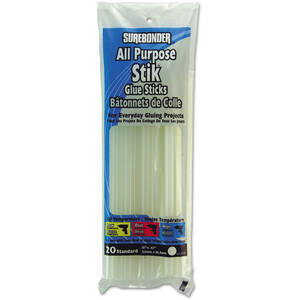 Fpc FPR DT20 Surebonder 4 All Purpose Glue Sticks - 20  Pack - Clear