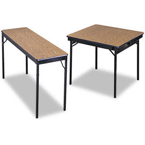 Barricks CL1872-WA Table,flding,18x72,bkwl