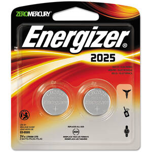 Eveready 2025BP-2 Battery,li,coin,2025,3v2p