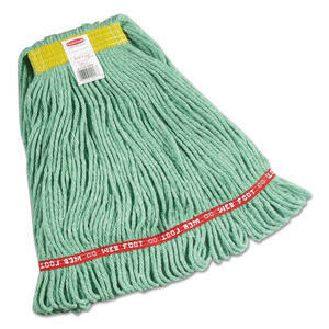 Rubbermaid FGA11306WH00 Commercial Web Foot Wet Mop - Cotton, Syntheti