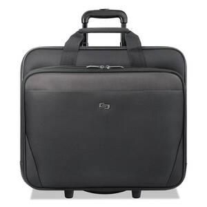 United CLS910-4 Briefcase,rollng,17.3,bk