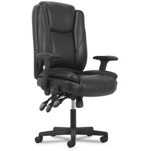 Hon HVST331 Chair,task,leather,bk