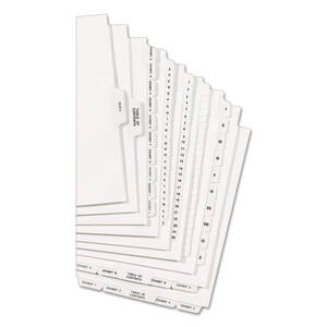 Avery AVE 11376 Averyreg; Premium Collated Legal Exhibit Dividers With