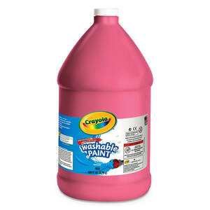 Crayola CYO 542128038 1 Gallon Washable Paint - 1 Each - Red