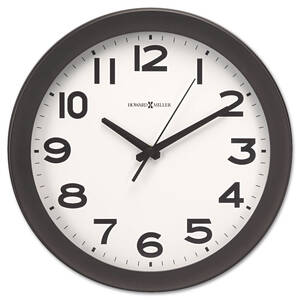 Howard MIL 625485 Kenwick Wall Clock - Analog - Quartz - White Main Di
