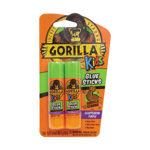 Gorilla GOR 2637801 Gorilla Kids Disappearing Purple Glue Stick - 0.70