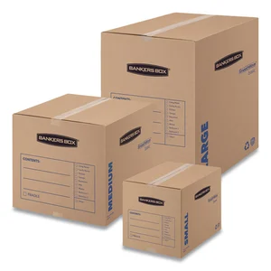 Fellowes FEL 7714001 Smoothmovetrade; Basic Moving Boxes, Large - Inte