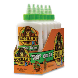 Gorilla GOR 2754203 Gorilla Kids School Glue - 4 Oz - 1 Each - White