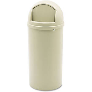 Rubbermaid FG817088BEIG Commercial Marshal Classic Container - 25 Gal 