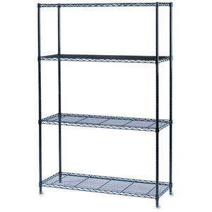 Safco SAF 5276BL Safco Commercial Wire Shelving - 18 X 72 X 36 - 4 X S