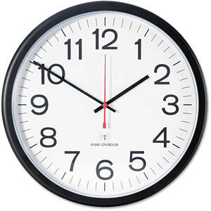 Universal UNV10417 Clock,indout, Atomic,bk