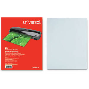Universal UNV84610 Pouch,id Wclip,5mil,25pk