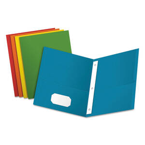 Tops OXF 57709 Oxford Letter Recycled Pocket Folder - 8 12 X 11 - 3 Fa