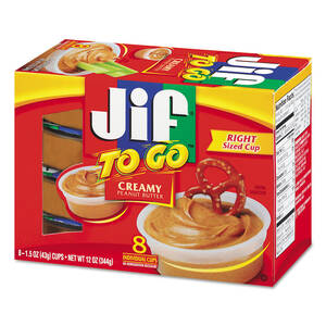 J.m. 5150024136 Jif Creamy Peanut Butter Cups - 1.50 Oz - 8  Pack