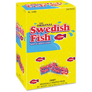 Mondelez 00 70462 43146 00 Candy,swedish Fish 240bx