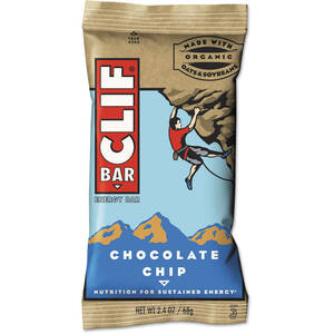 Clif CBC 160004 Clif Bar Chocolate Chip Energy Bar - Individually Wrap