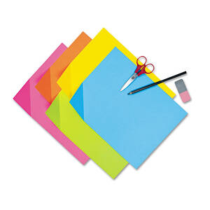 Pacon PAC 1709 Pacon Super Bright Tagboard - Art - 9width X 12length -