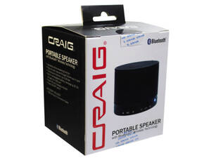 Bulk EN775 Craig Portable Black Bluetooth Speaker