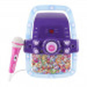 Shopkins KO2-03033 Flashing Light Karaoke Machine With Microphone