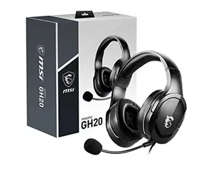 Msi IMMERSE GH20 Headset Immerse Gh20 3.5mm Audio Jack 20hz - 20khz 40
