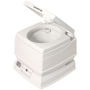 Dock DEF228101 Visa Potty Portable Toilet - 8lfeatures:2-section Porta