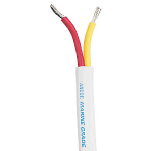 Ancor 124702 Safety Duplex Cable - 162 Awg - Redyellow - Flat - 2539;