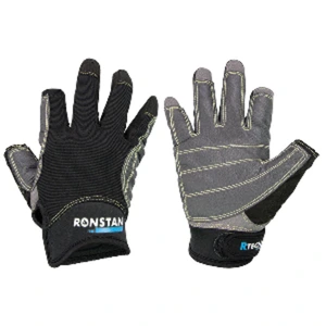 Ronstan CL740M Sticky Race Gloves - 3-finger - Black - M