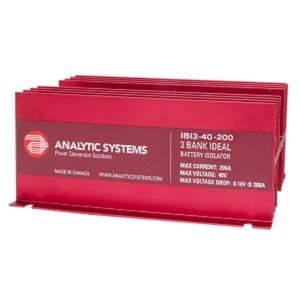 Analytic IBI3-40-200 200a, 40v 3-bank Ideal Battery Isolator