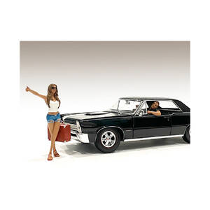 American 23896 Brand New 118 Scale Of Hitchhiker 2 Piece Figurine Set 