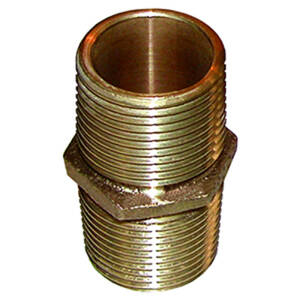 Groco PN-2500 Bronze Pipe Nipple - 2-12
