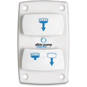 Albin 07-66-025 Albin Pump Control Silent Electric Toilet Rocker Switc