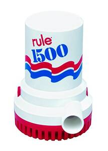 Rule 03 1500 Gph Non-automatic Bilge Pump - 24v