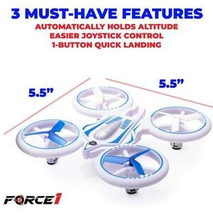 Relaunch F1-UFO400-WHT Force1 Ufo 4000 Mini Led Toy Drone