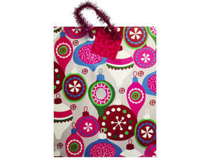 Bulk GO124 Small Holiday Ornaments Gift Bag